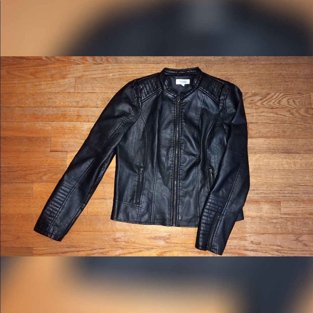 Faux Leather Jacket